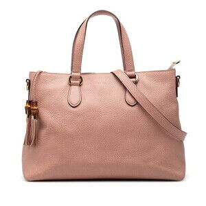 Gucci Handbag Shoulder Bag Pink Leather